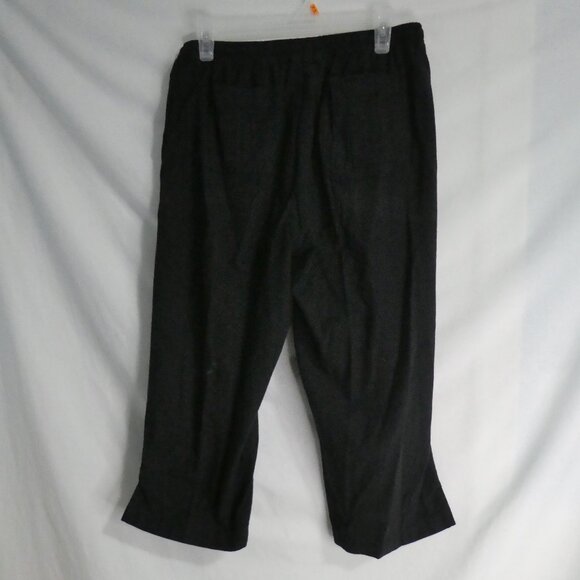 CATHY DANIELS | large | 100% Cotton | Black Bermuda - Long Shorts | Pockets - Picture 9 of 16